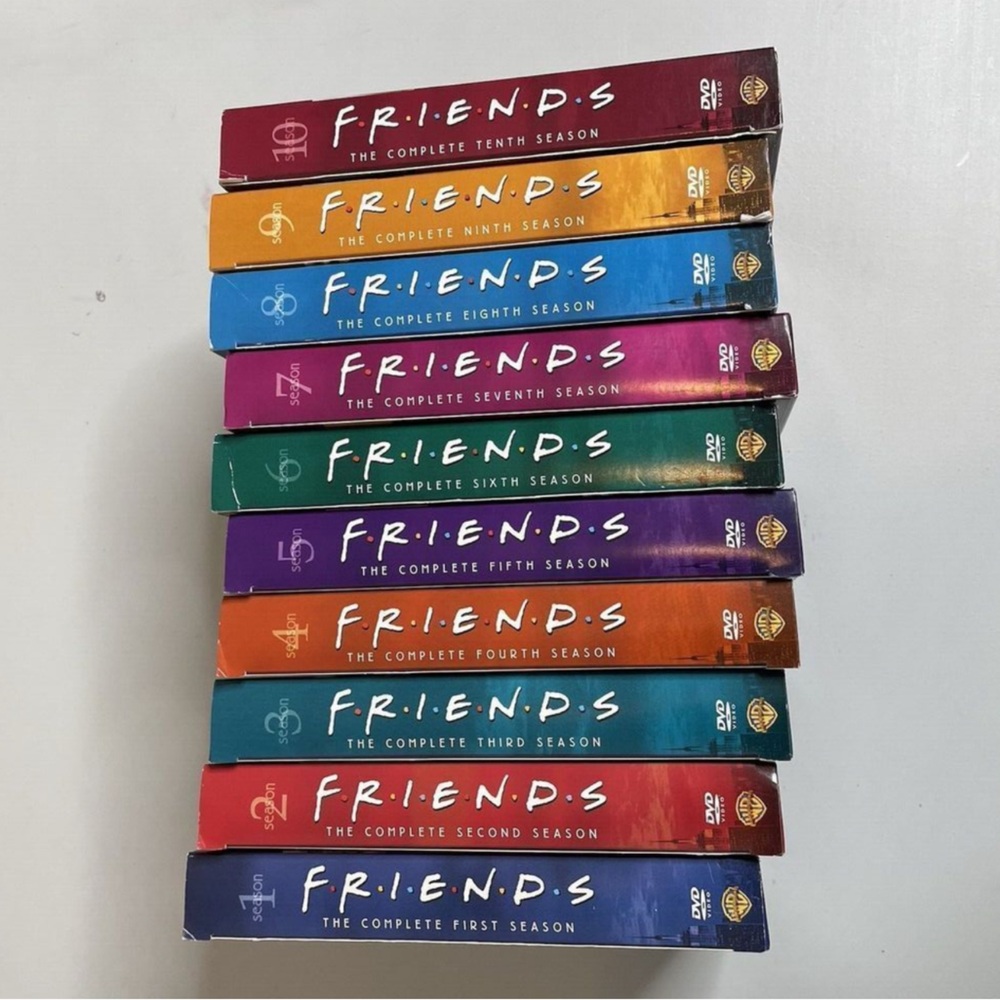 Friends Complete Series DVD Box Set, one season blue ray